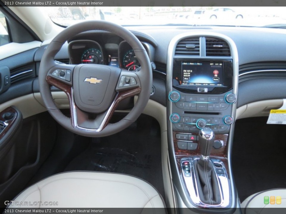 Cocoa/Light Neutral Interior Dashboard for the 2013 Chevrolet Malibu LTZ #71709841
