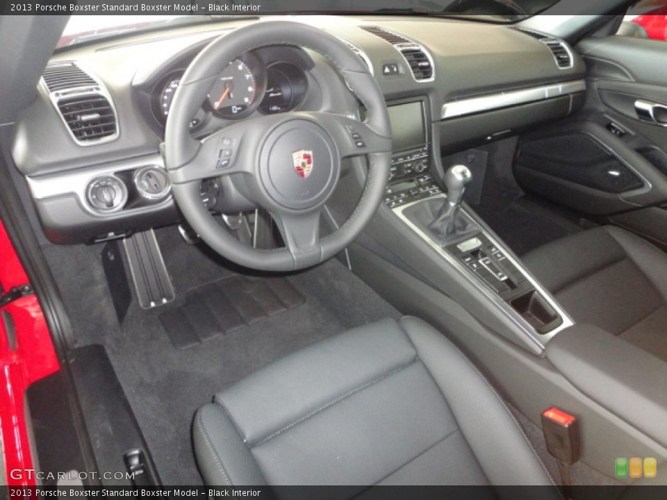 Black Interior Prime Interior for the 2013 Porsche Boxster  #71712049