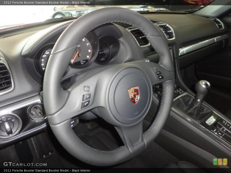 Black Interior Steering Wheel for the 2013 Porsche Boxster  #71712076