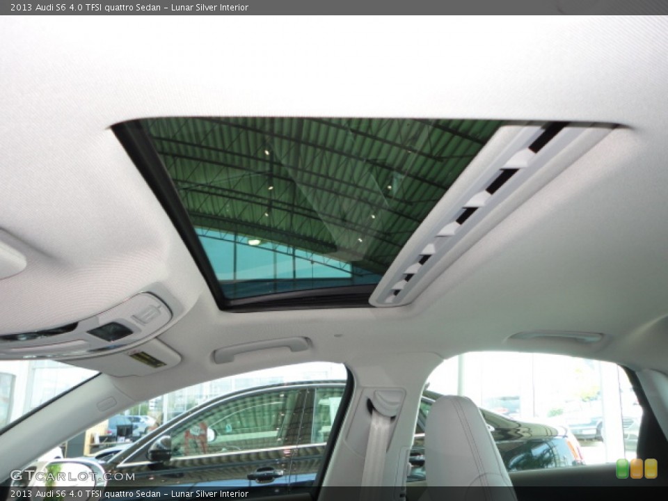 Lunar Silver Interior Sunroof for the 2013 Audi S6 4.0 TFSI quattro Sedan #71712169