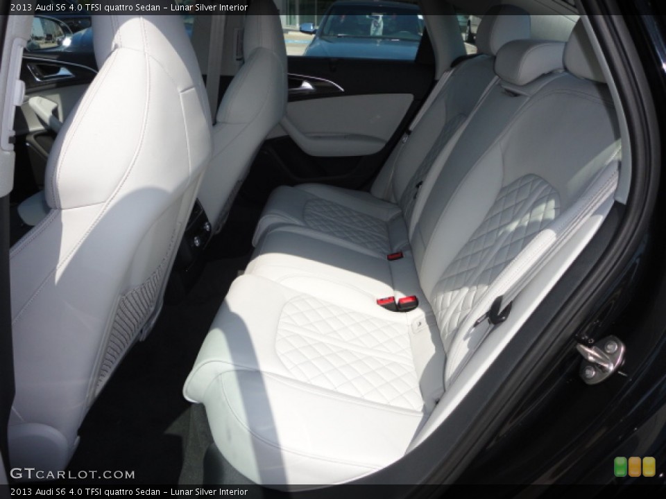 Lunar Silver Interior Rear Seat for the 2013 Audi S6 4.0 TFSI quattro Sedan #71712280