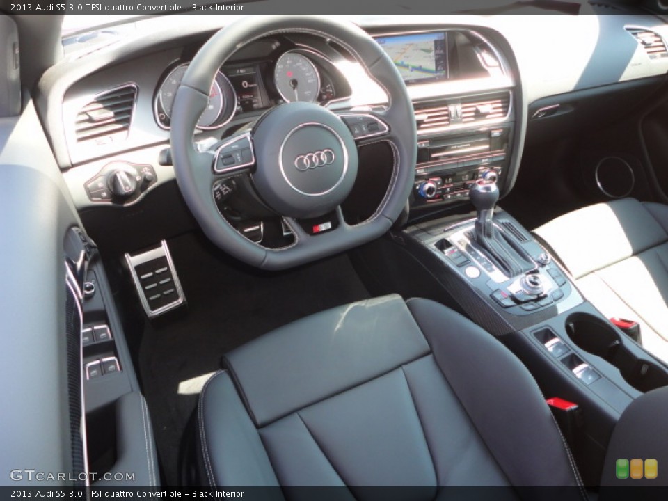 Black Interior Photo for the 2013 Audi S5 3.0 TFSI quattro Convertible #71712385