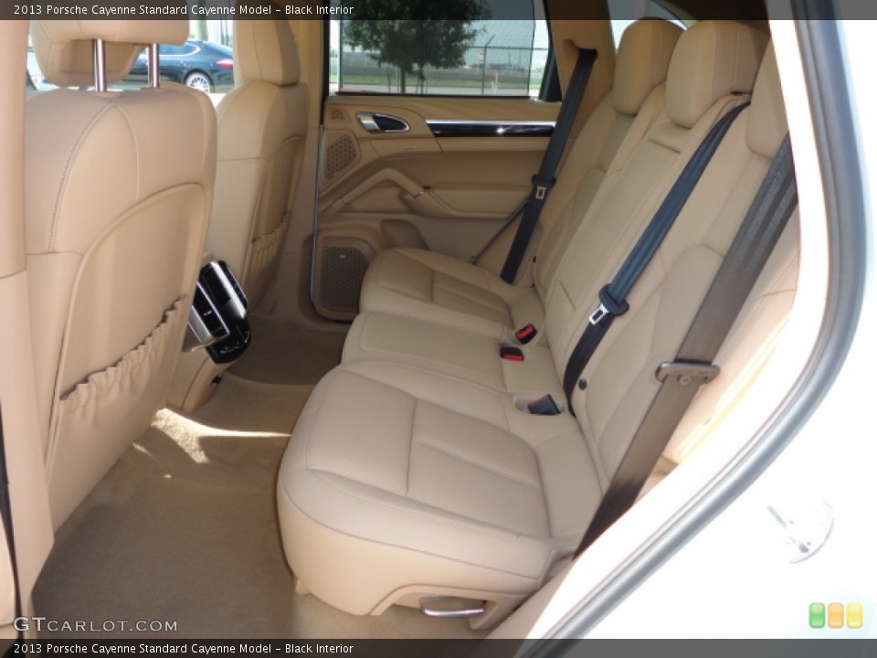 Black Interior Rear Seat for the 2013 Porsche Cayenne  #71712490