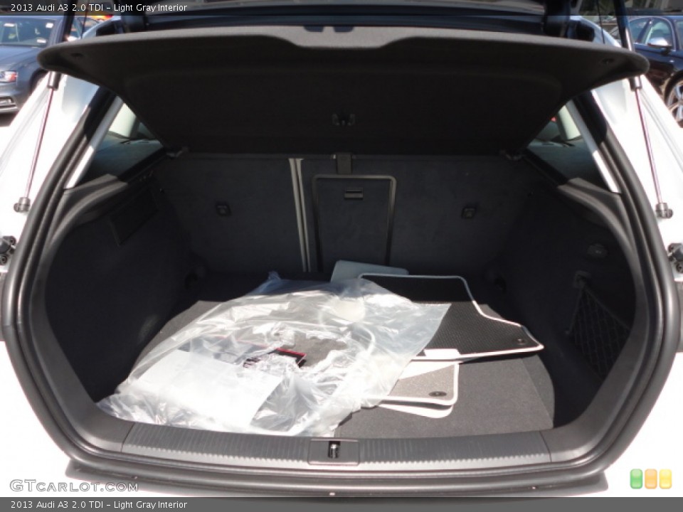 Light Gray Interior Trunk for the 2013 Audi A3 2.0 TDI #71712802
