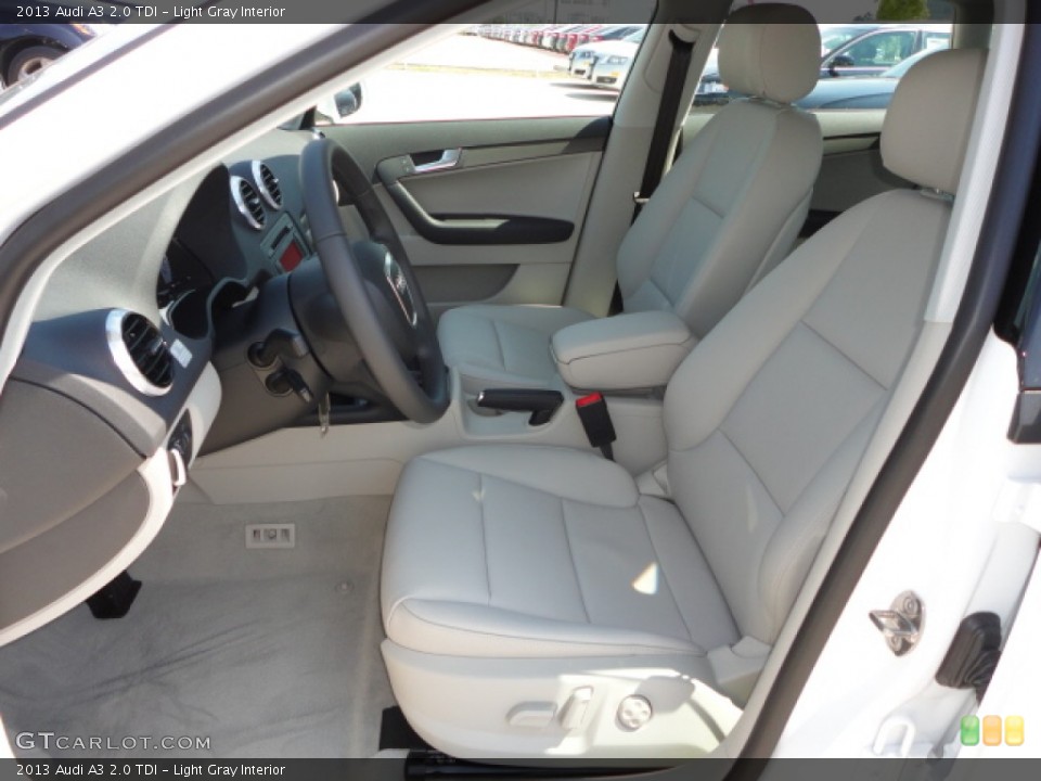 Light Gray Interior Front Seat for the 2013 Audi A3 2.0 TDI #71712808