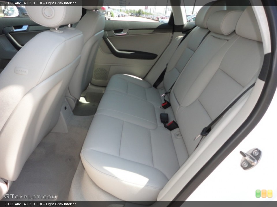 Light Gray Interior Rear Seat for the 2013 Audi A3 2.0 TDI #71712817
