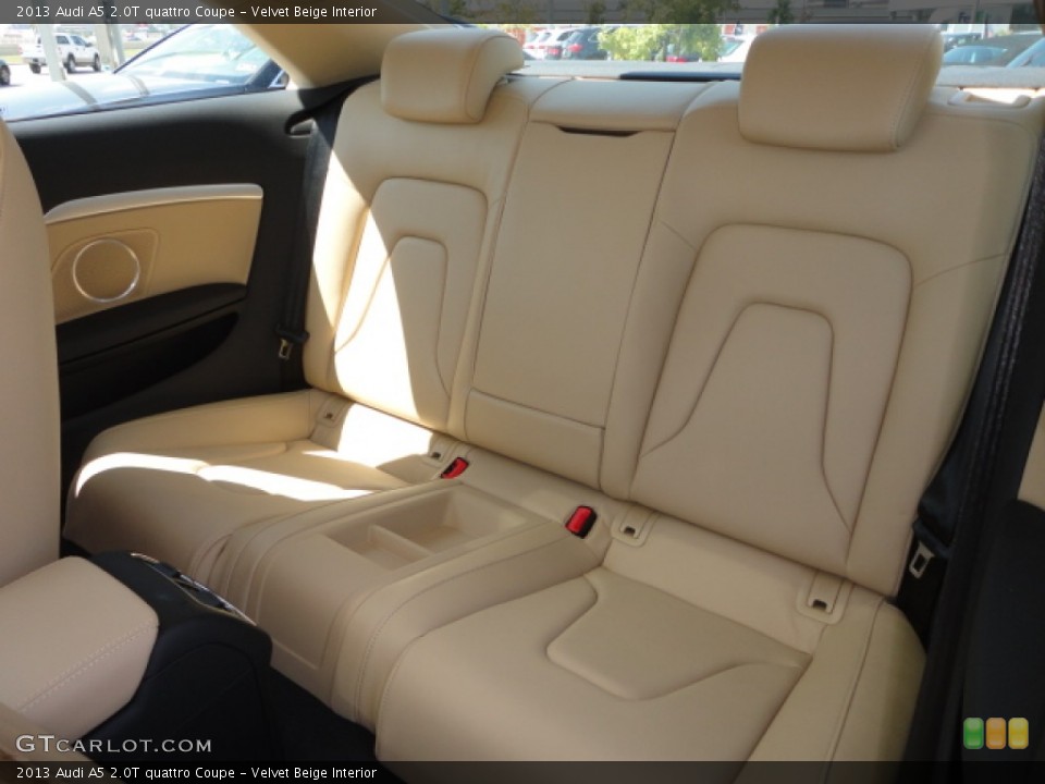 Velvet Beige Interior Rear Seat for the 2013 Audi A5 2.0T quattro Coupe #71713087