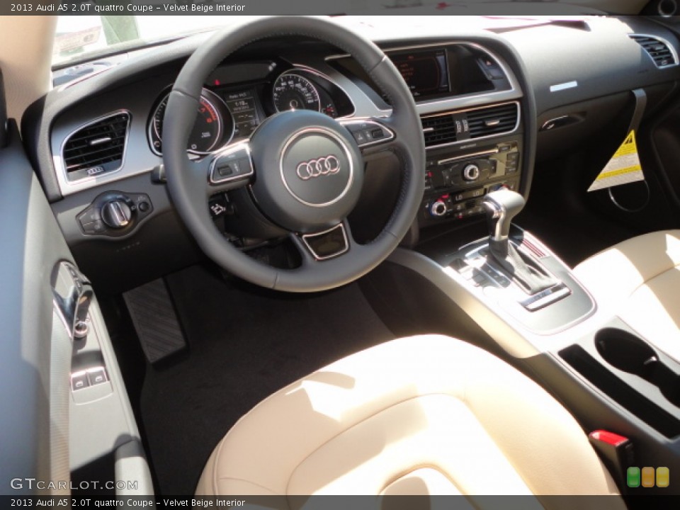 Velvet Beige Interior Prime Interior for the 2013 Audi A5 2.0T quattro Coupe #71713099