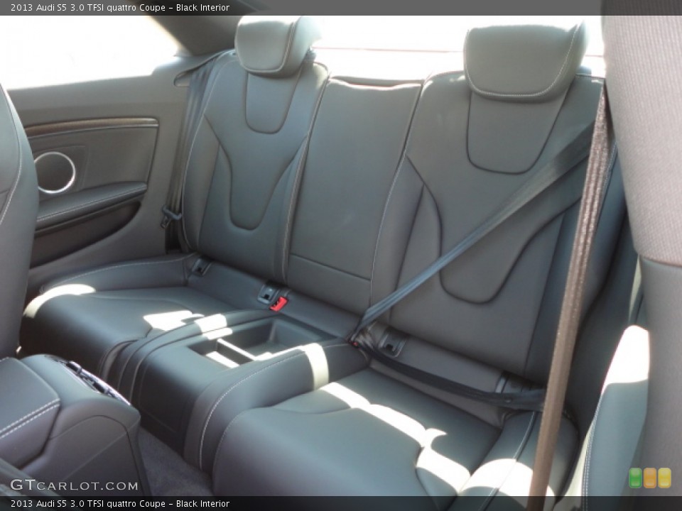 Black Interior Rear Seat for the 2013 Audi S5 3.0 TFSI quattro Coupe #71713616