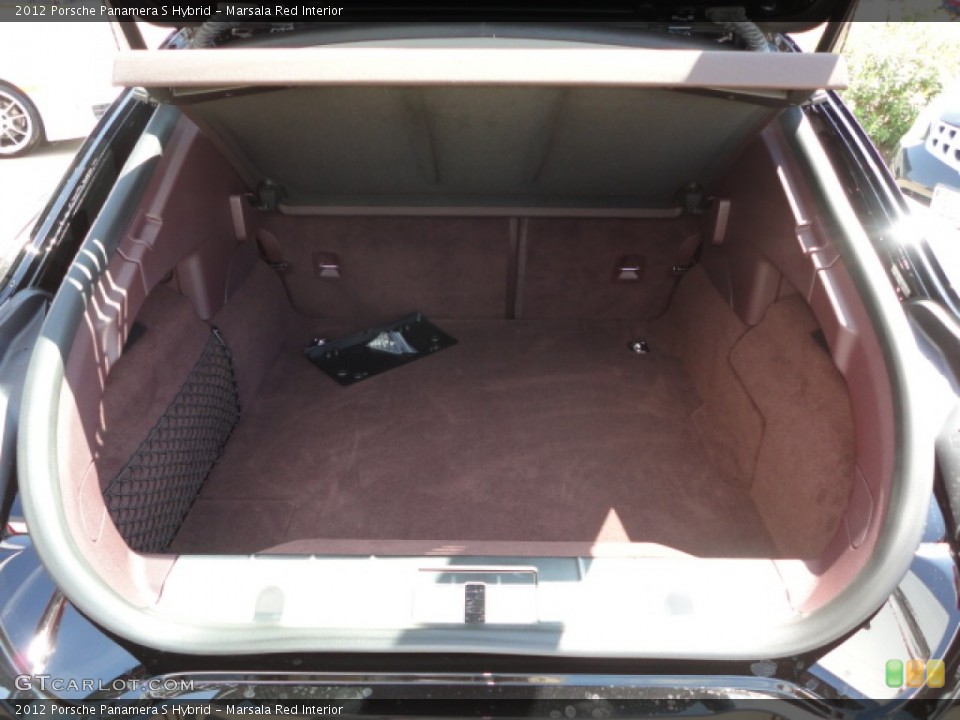 Marsala Red Interior Trunk for the 2012 Porsche Panamera S Hybrid #71714071