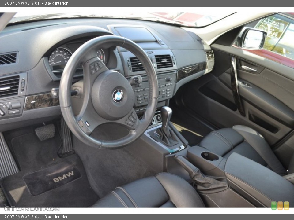 Black Interior Dashboard for the 2007 BMW X3 3.0si #71714605