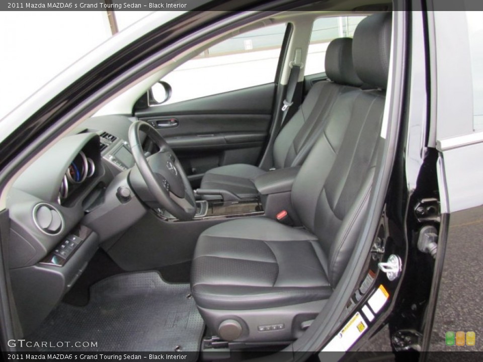 Black 2011 Mazda MAZDA6 Interiors
