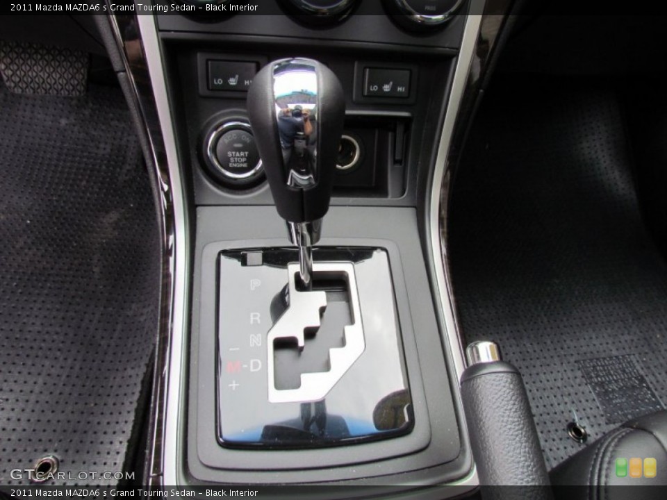 Black Interior Transmission for the 2011 Mazda MAZDA6 s Grand Touring Sedan #71717140
