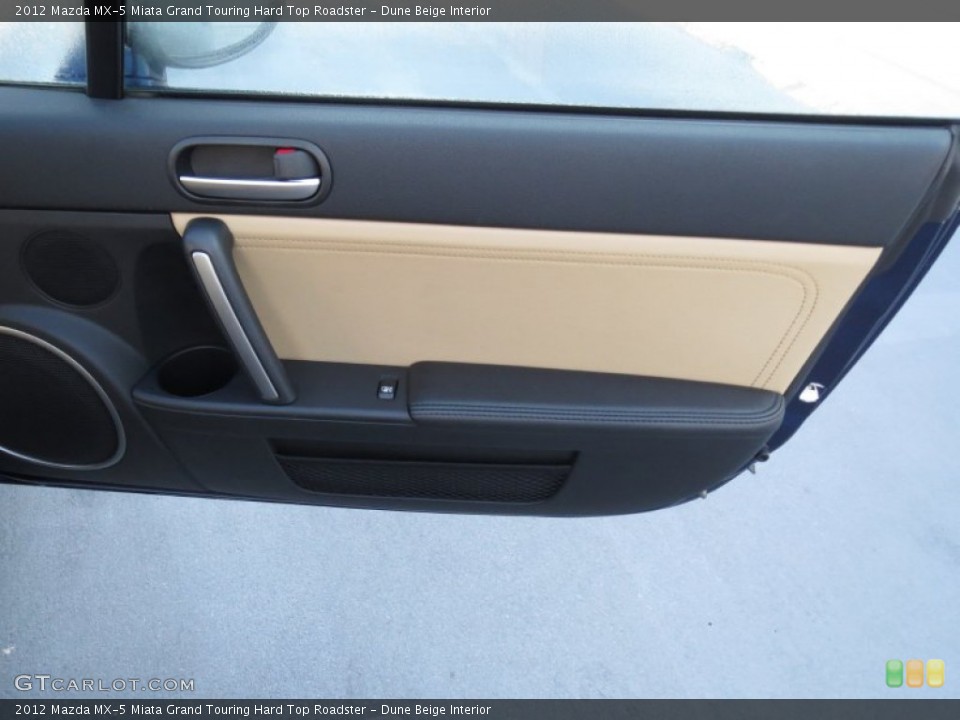 Dune Beige Interior Door Panel for the 2012 Mazda MX-5 Miata Grand Touring Hard Top Roadster #71717899