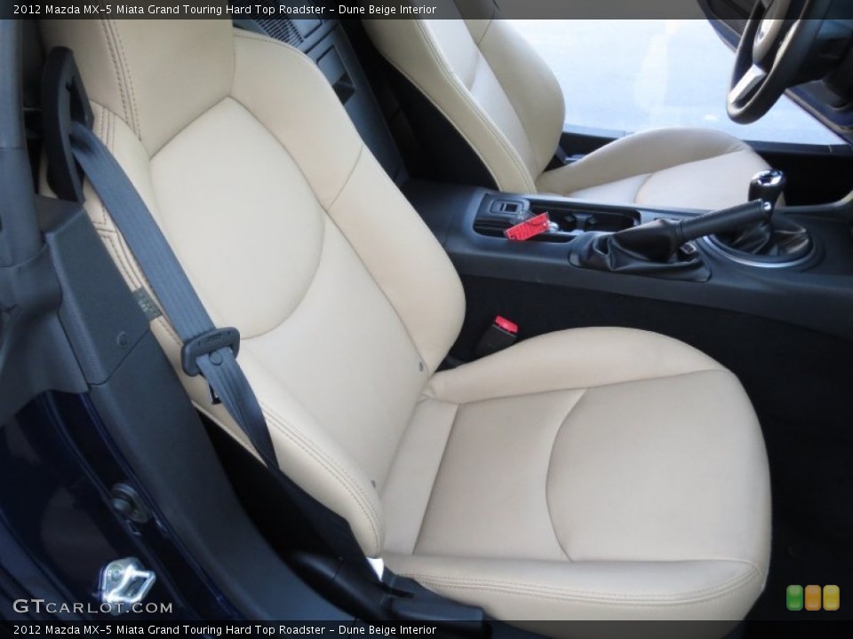 Dune Beige Interior Front Seat for the 2012 Mazda MX-5 Miata Grand Touring Hard Top Roadster #71717917