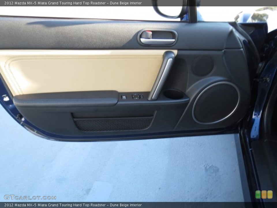 Dune Beige Interior Door Panel for the 2012 Mazda MX-5 Miata Grand Touring Hard Top Roadster #71717932