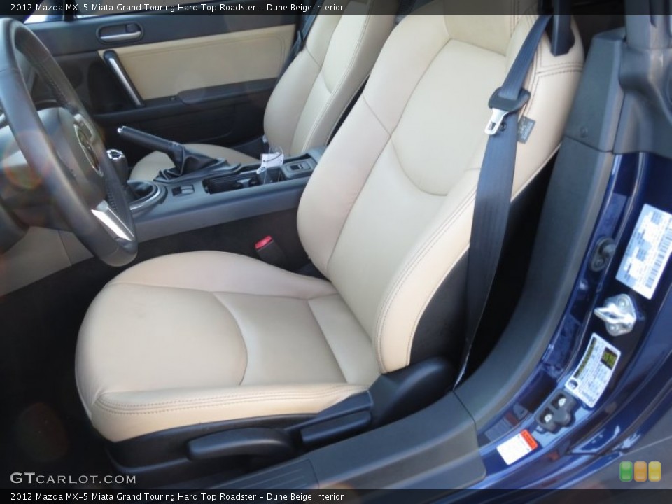Dune Beige Interior Photo for the 2012 Mazda MX-5 Miata Grand Touring Hard Top Roadster #71717935