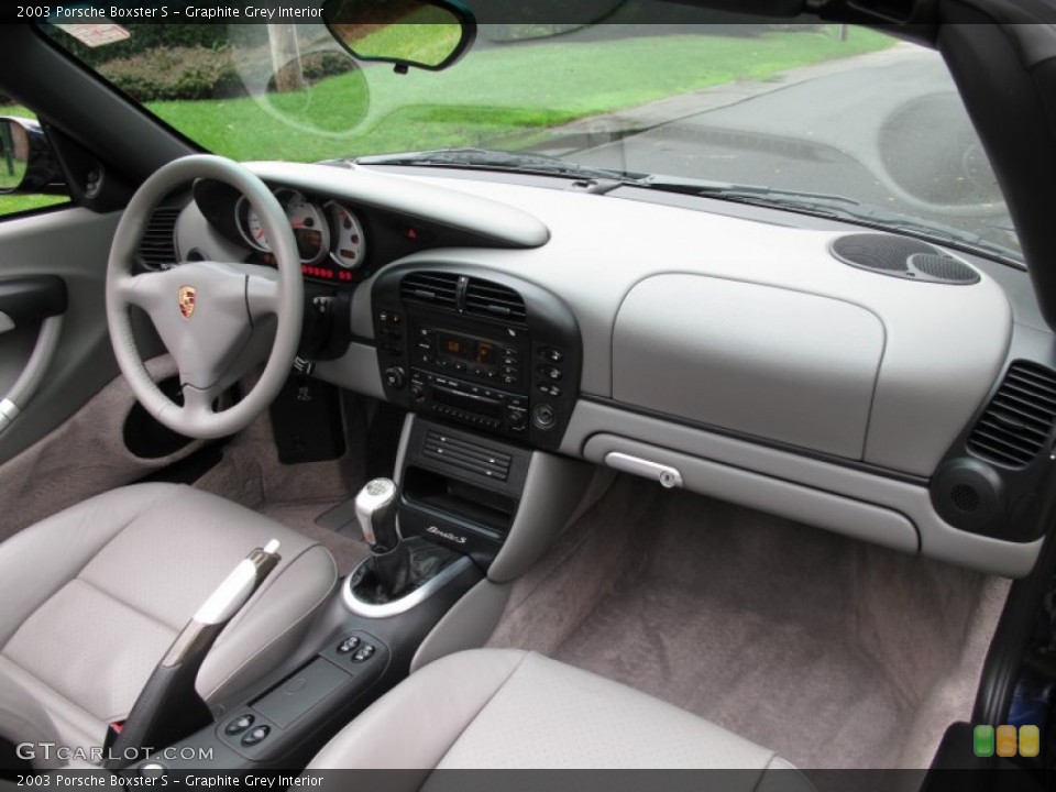 Graphite Grey Interior Dashboard for the 2003 Porsche Boxster S #71719303