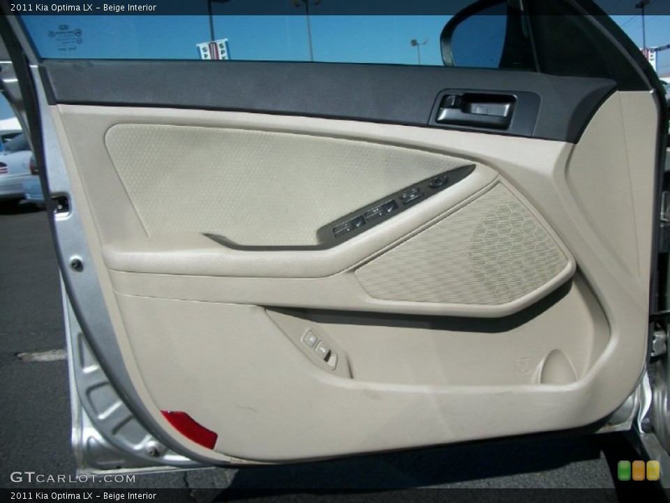 Beige Interior Door Panel for the 2011 Kia Optima LX #71719927