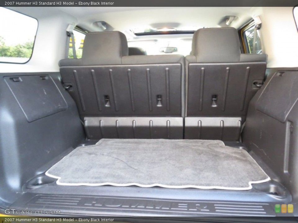 Ebony Black Interior Trunk for the 2007 Hummer H3  #71721763