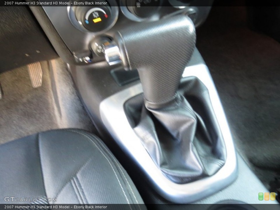 Ebony Black Interior Transmission for the 2007 Hummer H3  #71721859