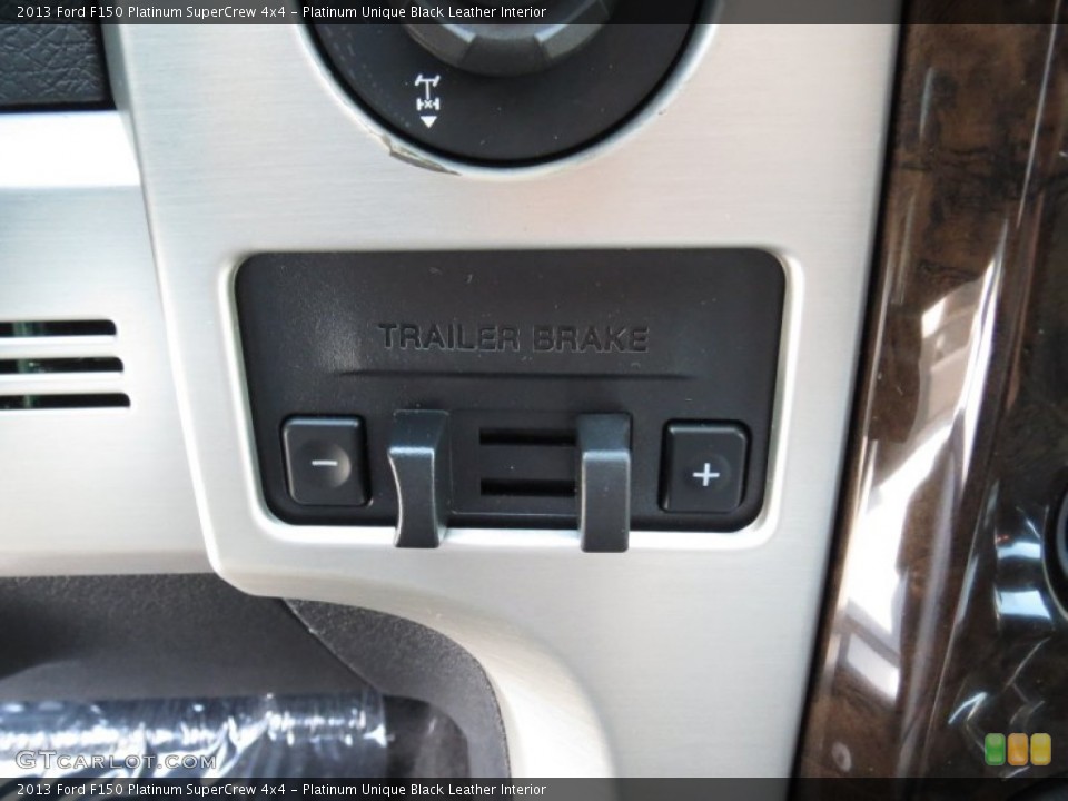 Platinum Unique Black Leather Interior Controls for the 2013 Ford F150 Platinum SuperCrew 4x4 #71722504