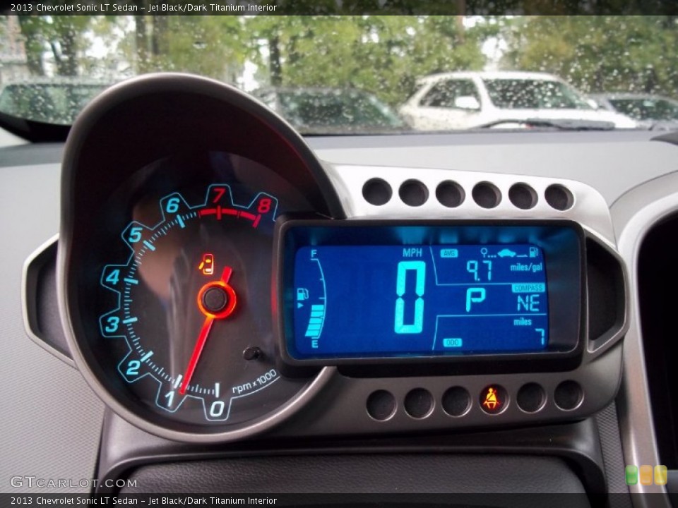 Jet Black/Dark Titanium Interior Gauges for the 2013 Chevrolet Sonic LT Sedan #71724919