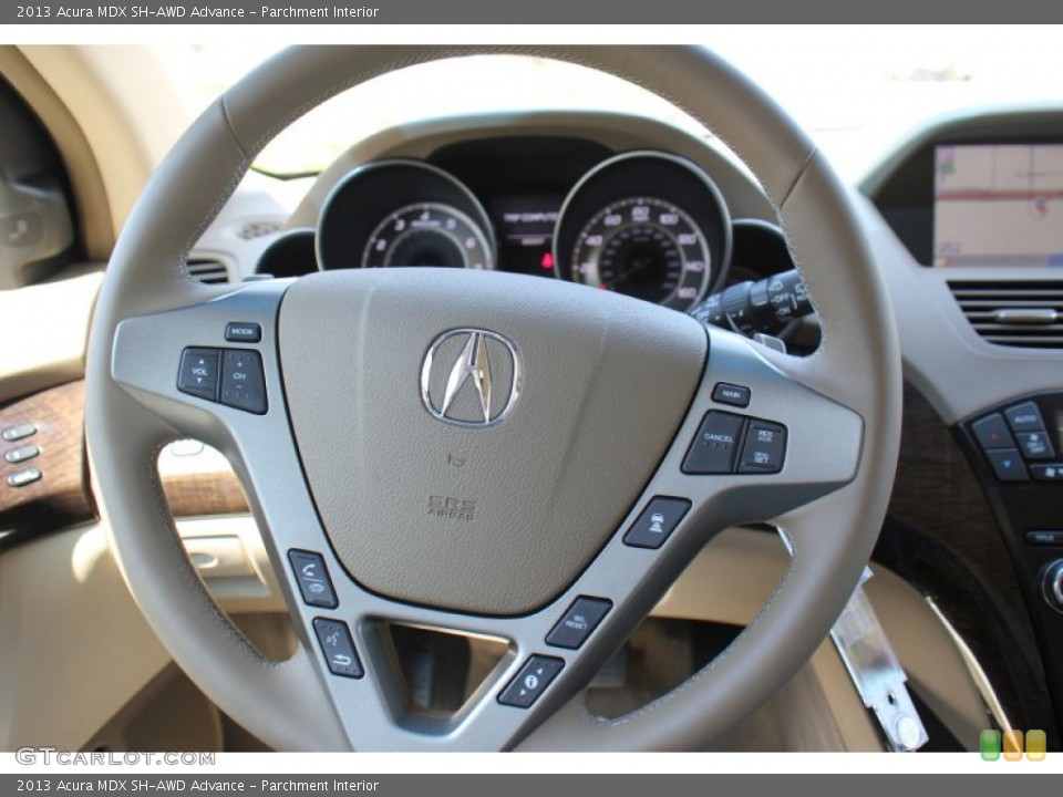 Parchment Interior Steering Wheel for the 2013 Acura MDX SH-AWD Advance #71726489