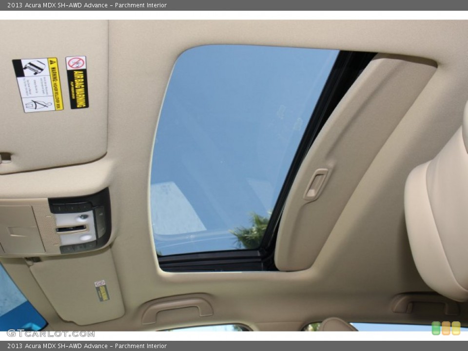 Parchment Interior Sunroof for the 2013 Acura MDX SH-AWD Advance #71726708