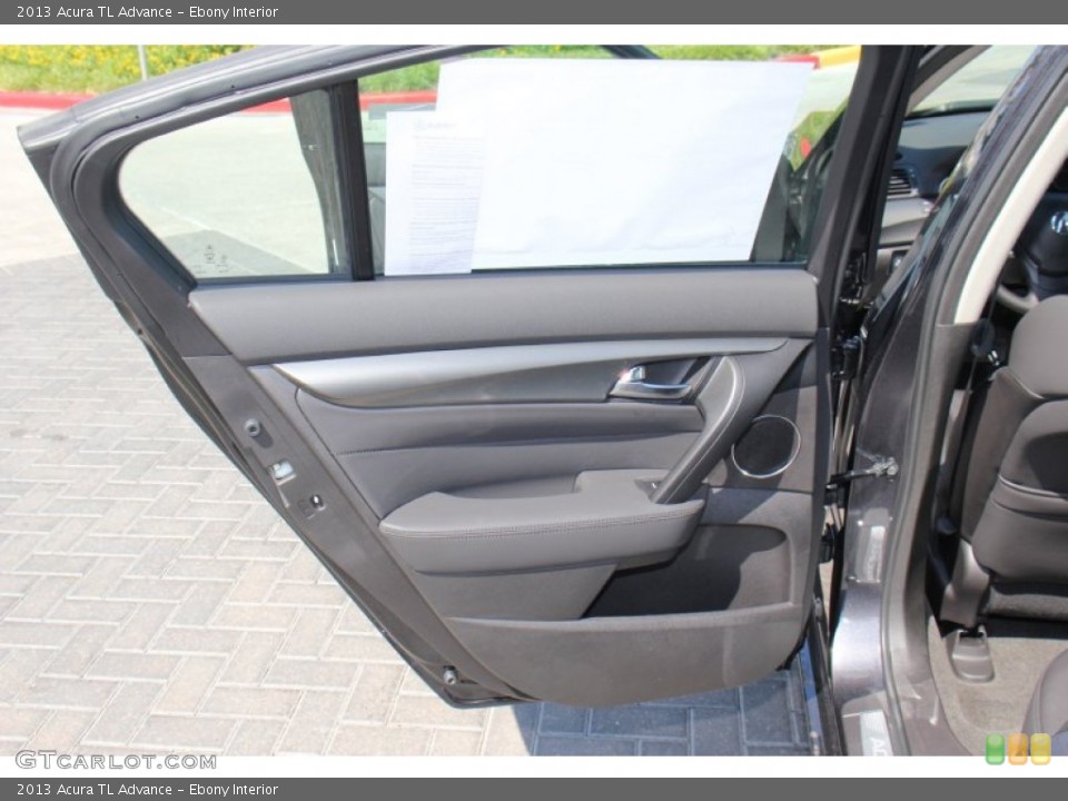 Ebony Interior Door Panel for the 2013 Acura TL Advance #71727161