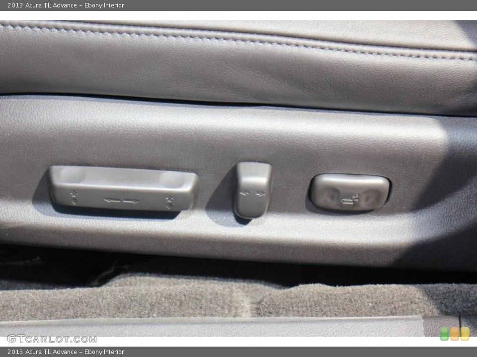 Ebony Interior Controls for the 2013 Acura TL Advance #71727203