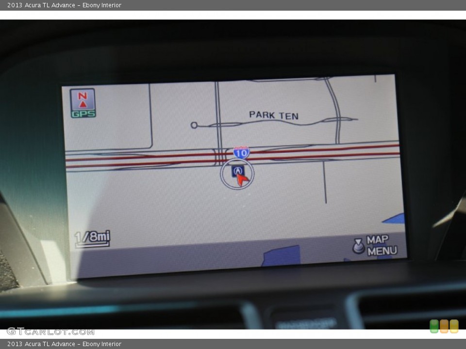 Ebony Interior Navigation for the 2013 Acura TL Advance #71727229