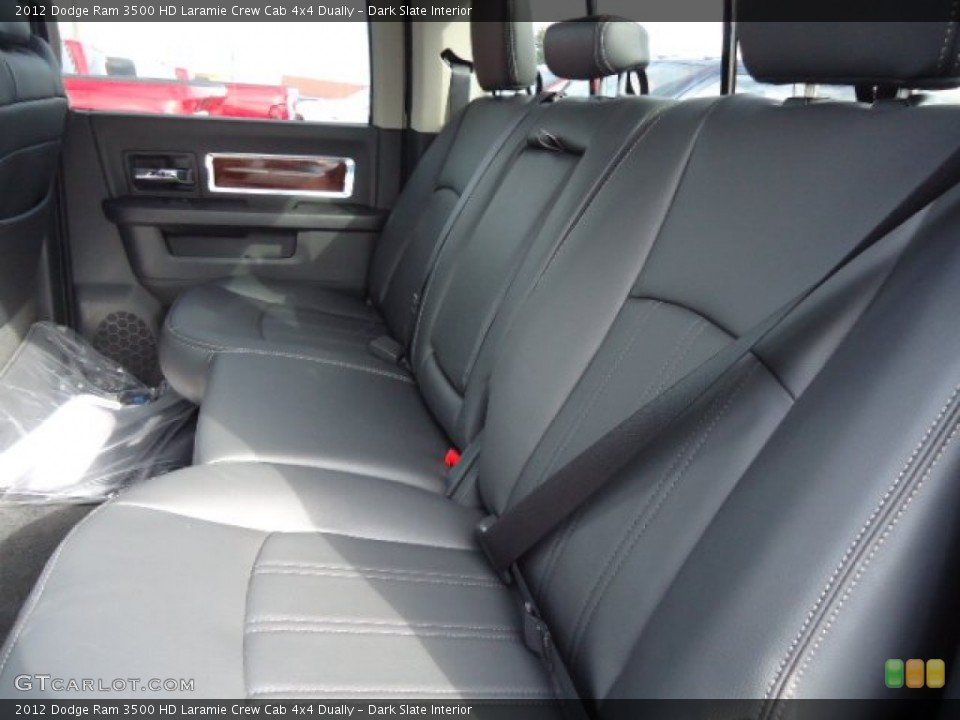 Dark Slate Interior Rear Seat for the 2012 Dodge Ram 3500 HD Laramie Crew Cab 4x4 Dually #71728424