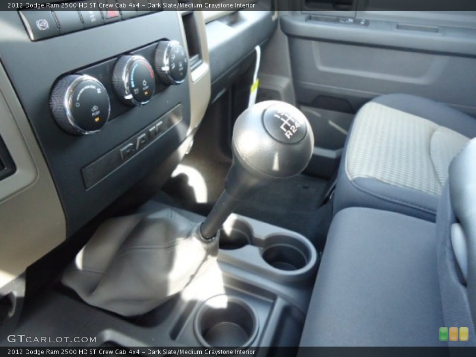 Dark Slate/Medium Graystone Interior Transmission for the 2012 Dodge Ram 2500 HD ST Crew Cab 4x4 #71728625