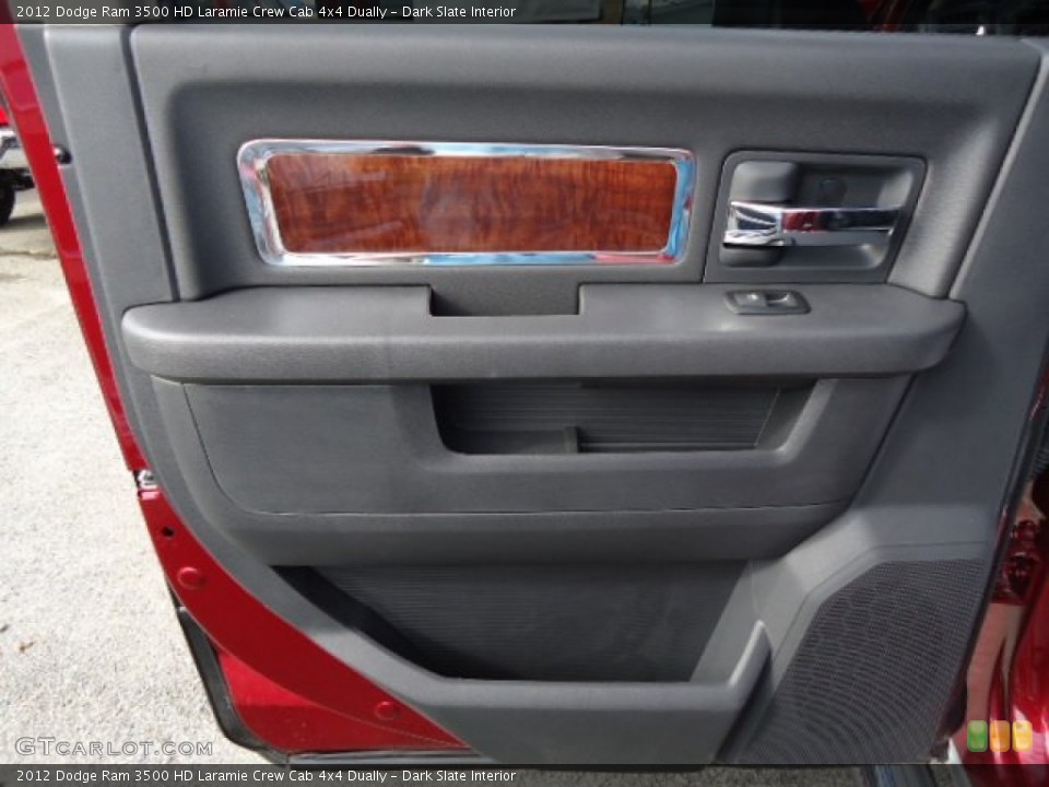 Dark Slate Interior Door Panel for the 2012 Dodge Ram 3500 HD Laramie Crew Cab 4x4 Dually #71729264