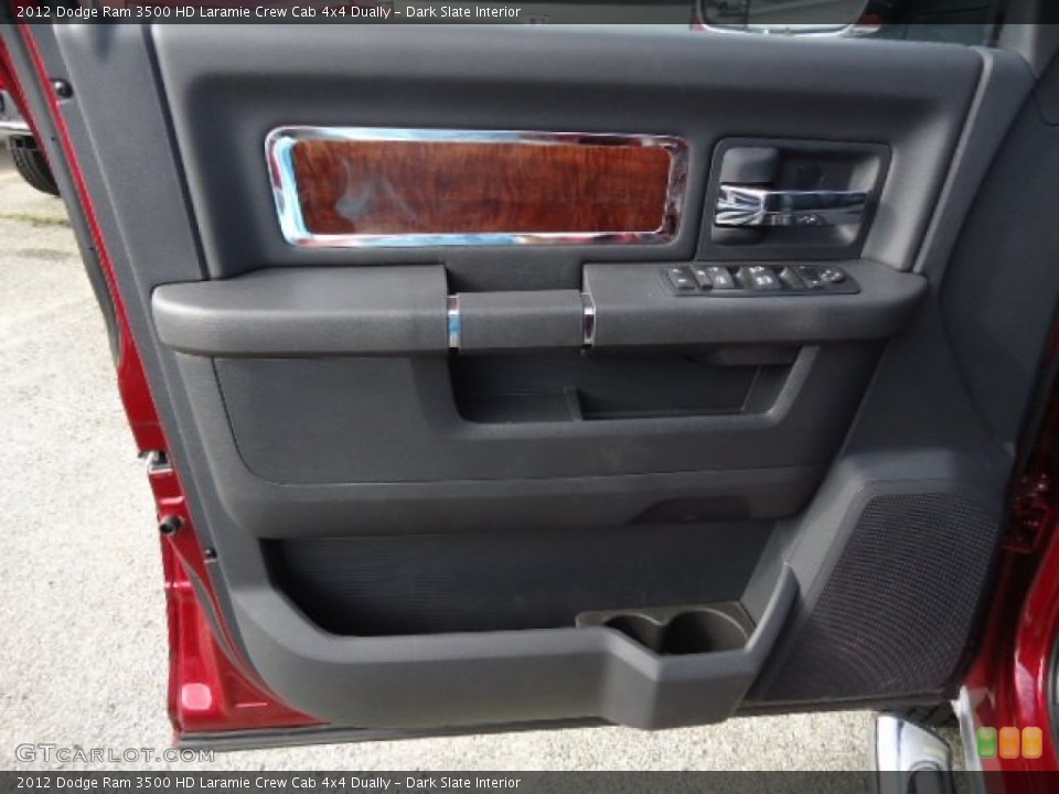 Dark Slate Interior Door Panel for the 2012 Dodge Ram 3500 HD Laramie Crew Cab 4x4 Dually #71729273