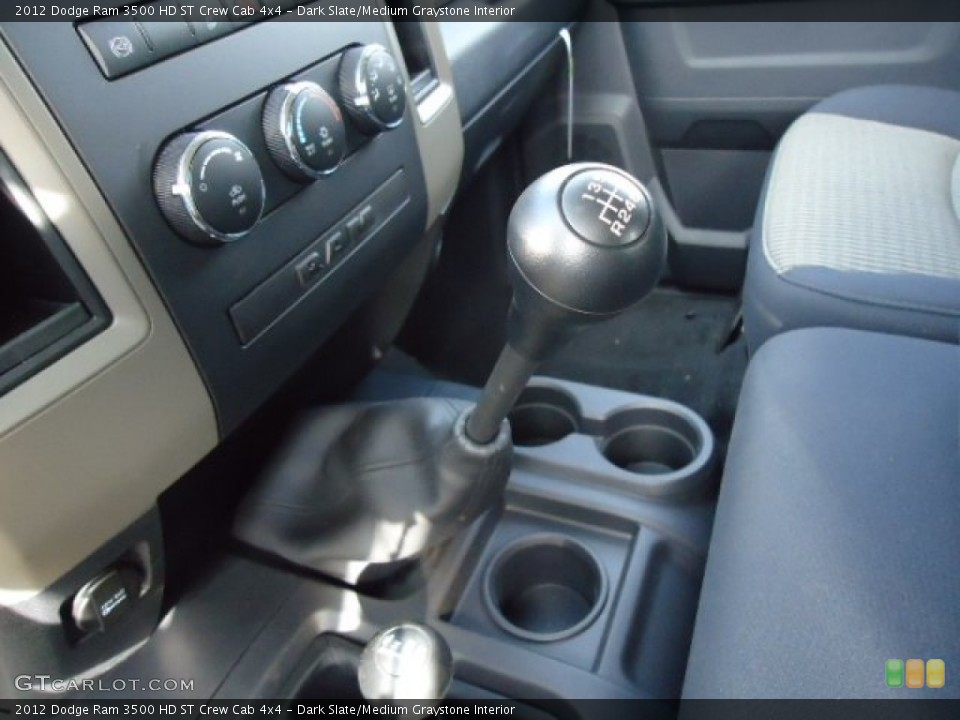 Dark Slate/Medium Graystone Interior Transmission for the 2012 Dodge Ram 3500 HD ST Crew Cab 4x4 #71729822