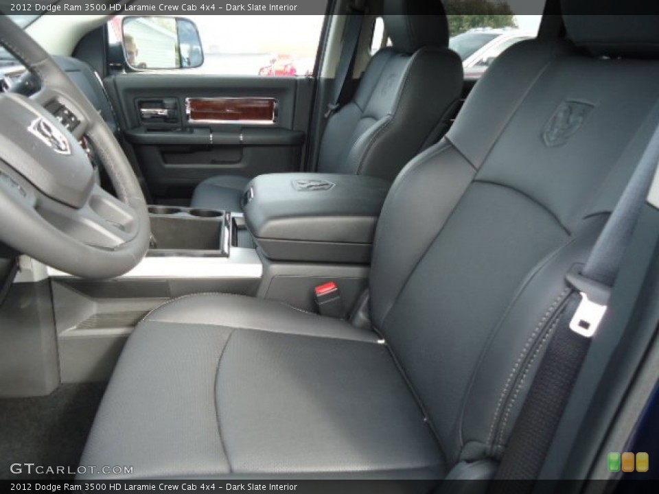 Dark Slate Interior Photo for the 2012 Dodge Ram 3500 HD Laramie Crew Cab 4x4 #71729951