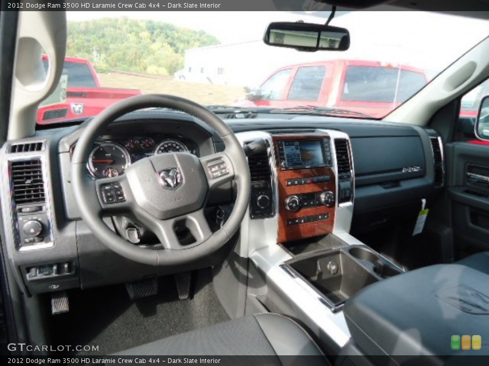 Dark Slate Interior Prime Interior for the 2012 Dodge Ram 3500 HD Laramie Crew Cab 4x4 #71729970