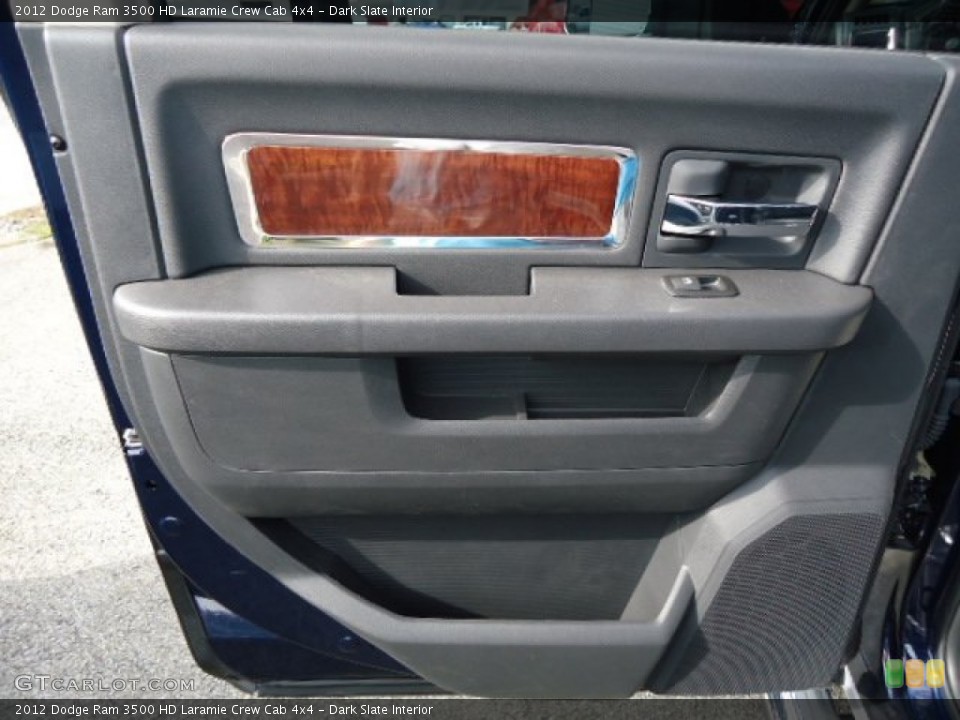 Dark Slate Interior Door Panel for the 2012 Dodge Ram 3500 HD Laramie Crew Cab 4x4 #71729980