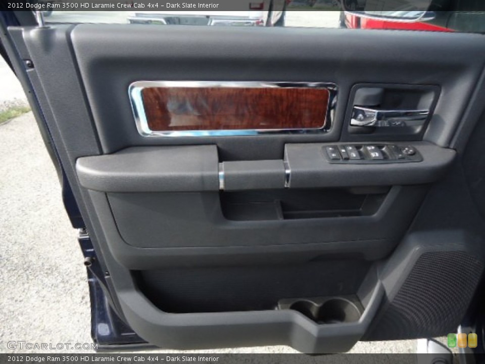 Dark Slate Interior Door Panel for the 2012 Dodge Ram 3500 HD Laramie Crew Cab 4x4 #71729986
