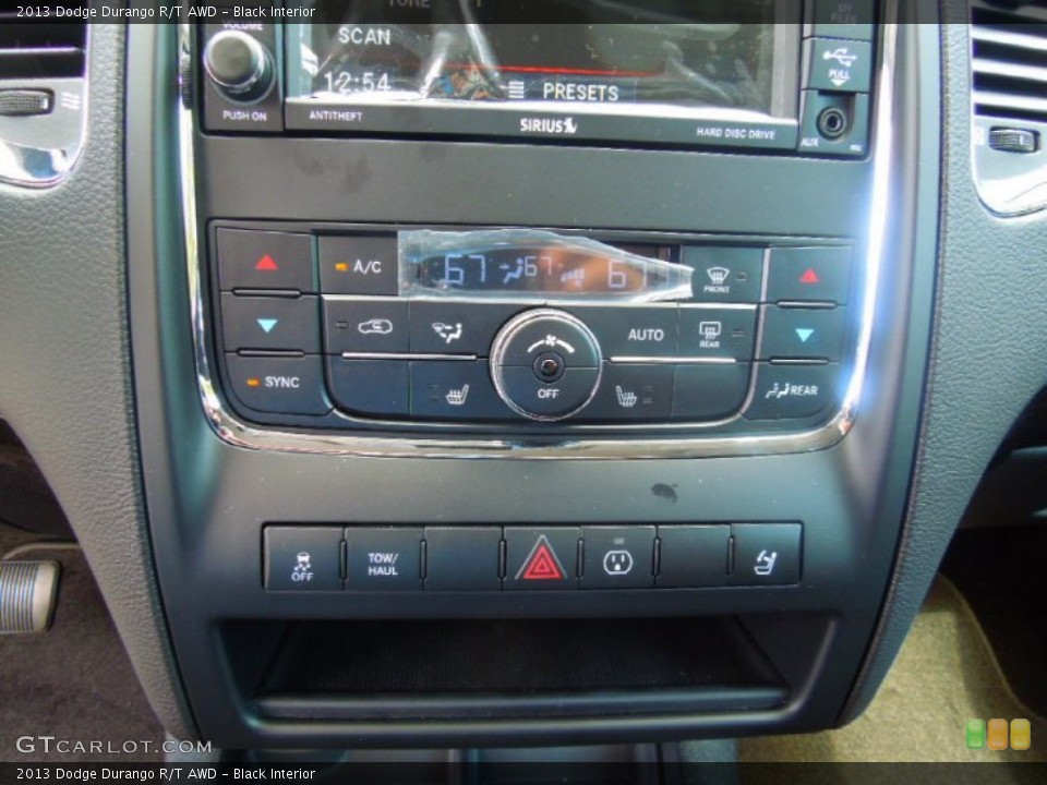 Black Interior Controls for the 2013 Dodge Durango R/T AWD #71730181