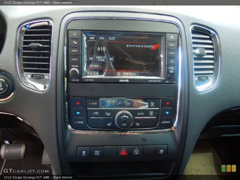 Black Interior Controls for the 2013 Dodge Durango R/T AWD #71730191