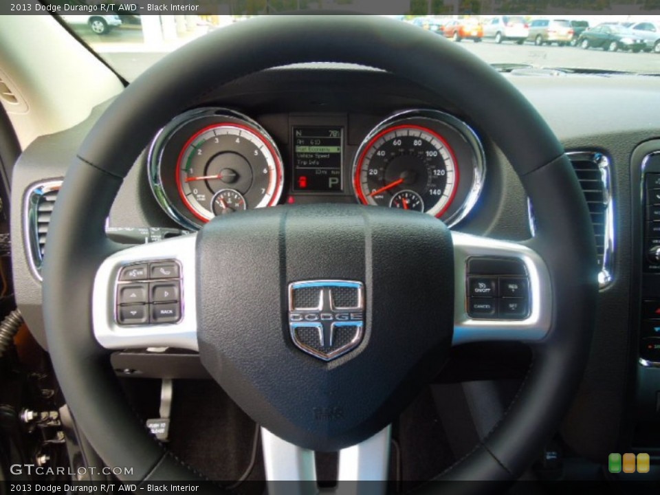 Black Interior Steering Wheel for the 2013 Dodge Durango R/T AWD #71730200