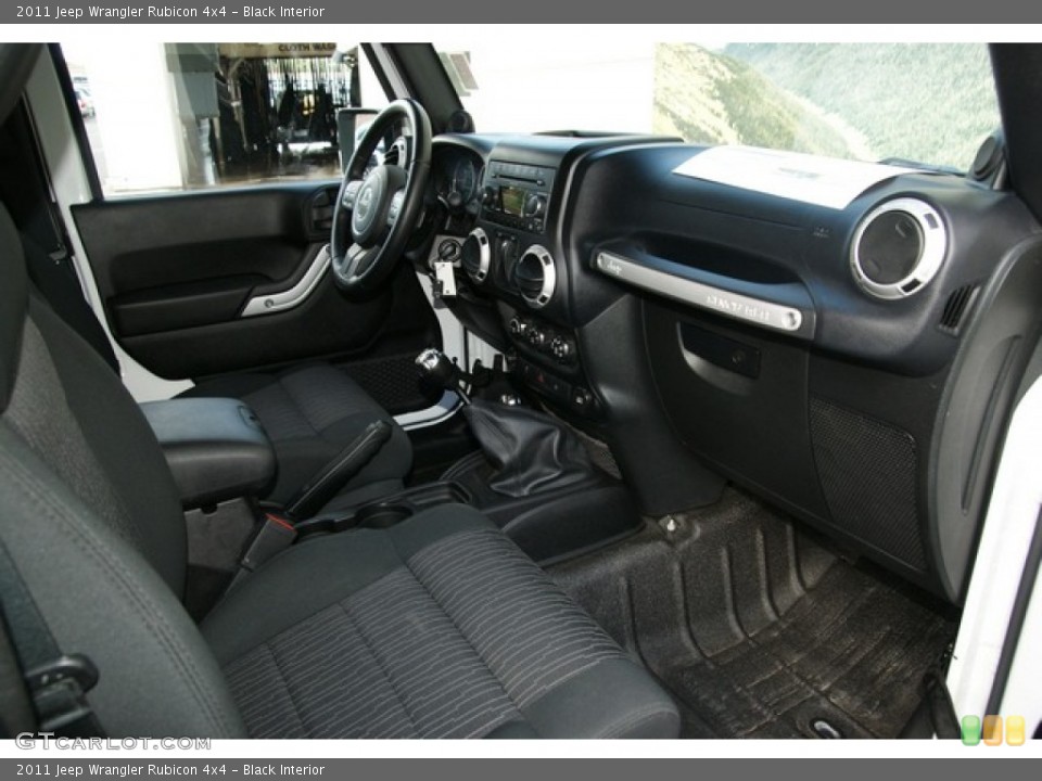 Black Interior Photo for the 2011 Jeep Wrangler Rubicon 4x4 #71731757