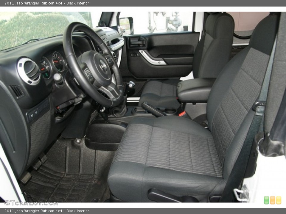 Black Interior Photo for the 2011 Jeep Wrangler Rubicon 4x4 #71731766