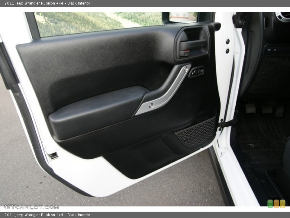 Black Interior Door Panel for the 2011 Jeep Wrangler Rubicon 4x4 #71731784
