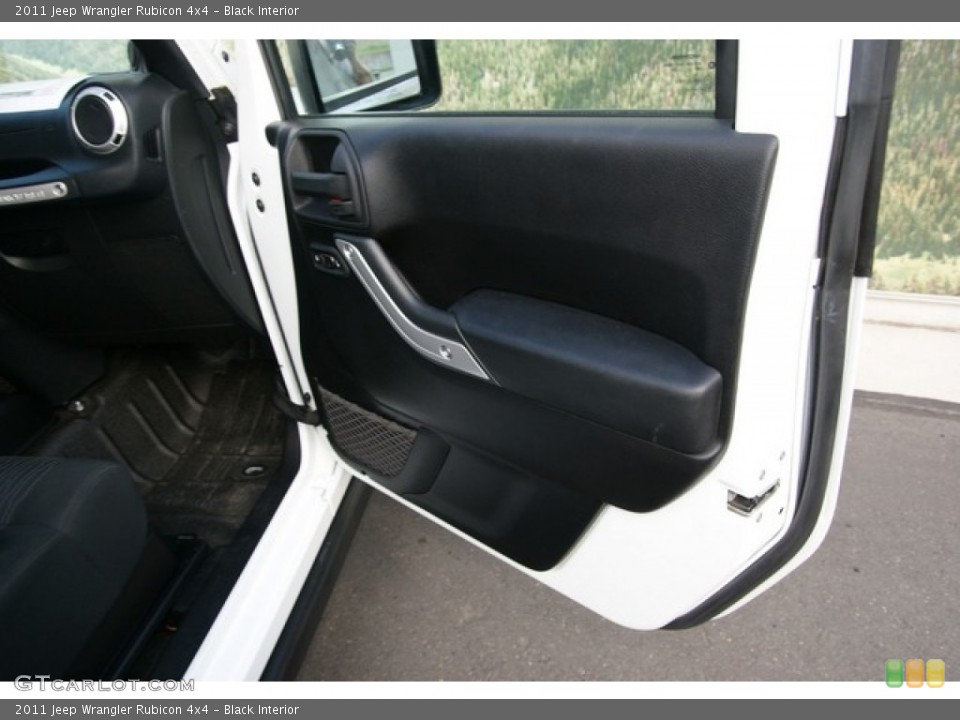 Black Interior Door Panel for the 2011 Jeep Wrangler Rubicon 4x4 #71731793