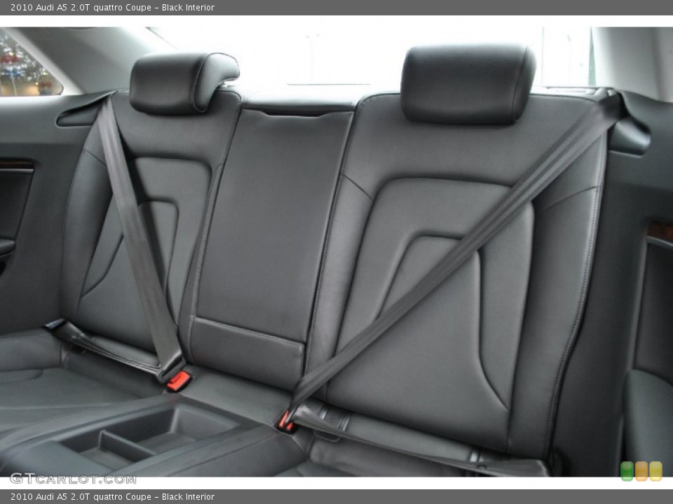 Black Interior Rear Seat for the 2010 Audi A5 2.0T quattro Coupe #71733431