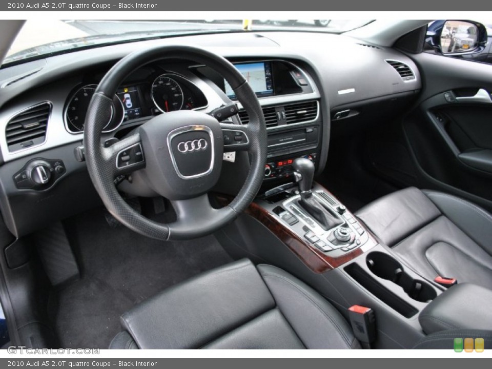 Black Interior Prime Interior for the 2010 Audi A5 2.0T quattro Coupe #71733440
